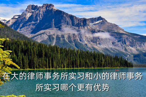 在大的律師事務(wù)所實(shí)習(xí)和小的律師事務(wù)所實(shí)習(xí)哪個(gè)更有優(yōu)勢(shì)