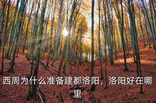 西周為什么準(zhǔn)備建都洛陽，洛陽好在哪里
