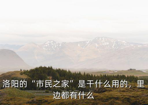 洛陽市新區市民之家在哪里,在洛陽市民之家怎么查醫保卡
