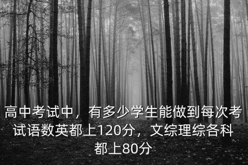河南文綜和理綜各科多少分,文綜理綜各科都上80分