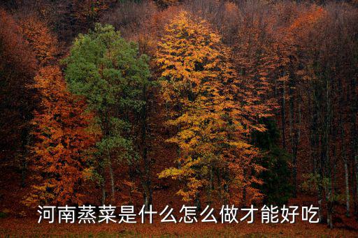 河南蒸菜怎么熱,河南蒸菜是什么