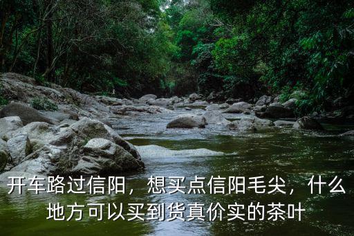 開車路過信陽，想買點信陽毛尖，什么地方可以買到貨真價實的茶葉