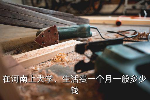 在河南上大學，生活費一個月一般多少錢