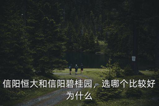 信陽恒大和信陽碧桂園，選哪個比較好為什么