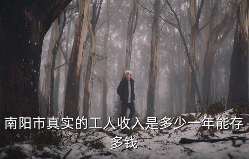 南陽的手套廠一個月能拿多少錢,南陽市真實的工人收入是多少