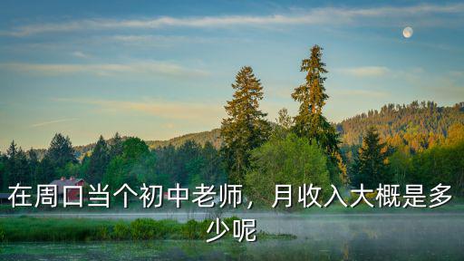 在周口上班一個月多少錢,目前在周口一個月賺三萬多