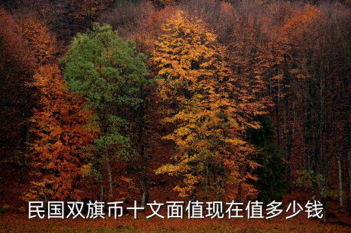 民國雙旗幣十文面值現(xiàn)在值多少錢