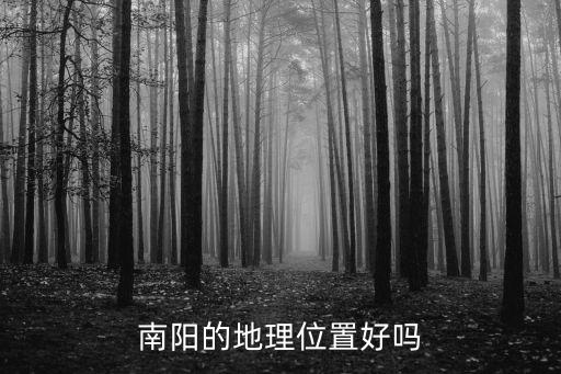 南陽(yáng)的地理位置好嗎