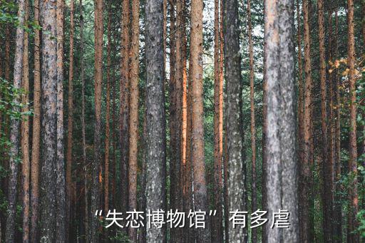 “失戀博物館”有多虐