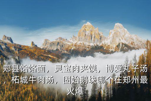 牛肉湯在鄭州做怎么樣,洛陽牛肉湯PK淮南牛肉湯