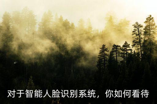 對于智能人臉識別系統(tǒng)，你如何看待