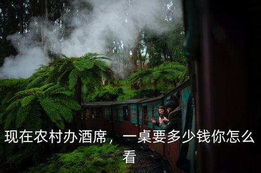 現在農村辦酒席，一桌要多少錢你怎么看