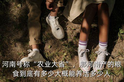 河南號(hào)稱“農(nóng)業(yè)大省”，那河南產(chǎn)的糧食到底有多少大概能養(yǎng)活多少人