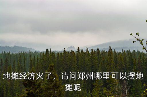 地?cái)偨?jīng)濟(jì)火了，請(qǐng)問(wèn)鄭州哪里可以擺地?cái)偰? class=