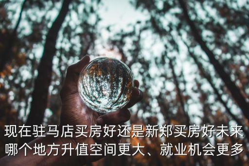 現在駐馬店買房好還是新鄭買房好未來哪個地方升值空間更大、就業機會更多