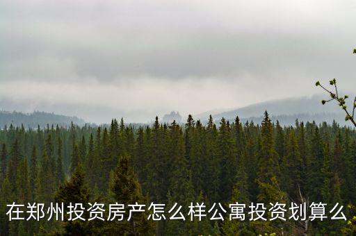 鄭州投資房子怎么選,在鄭州投資房產怎么樣