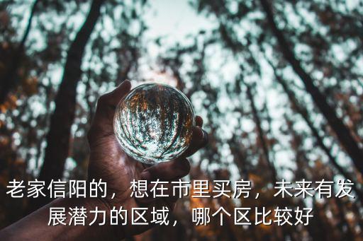 老家信陽的，想在市里買房，未來有發(fā)展?jié)摿Φ膮^(qū)域，哪個區(qū)比較好
