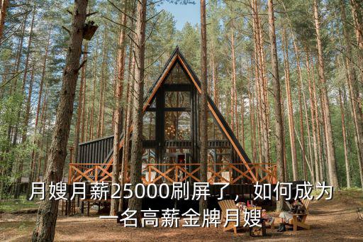 月嫂月薪25000刷屏了，如何成為一名高薪金牌月嫂