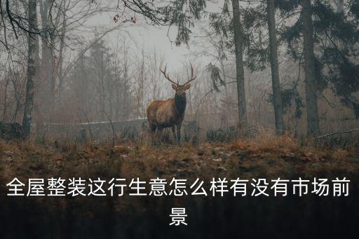 濮陽整裝店前景怎么樣,全屋整裝這行生意怎么樣