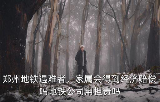 鄭州地鐵遇難者，家屬會得到經濟賠償嗎地鐵公司用擔責嗎