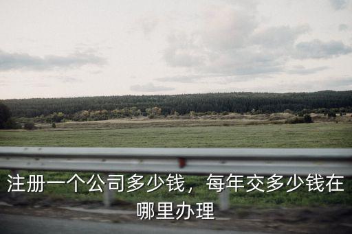 洛陽公司注冊代辦多少錢,注冊一個公司多少錢