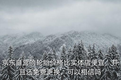 京東自營的輪胎價格比實體店便宜，并且還免費(fèi)更換，可以相信嗎