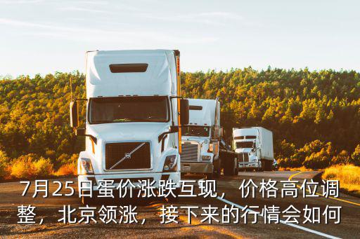 7月25日河南雞蛋價格是多少,7月25日蛋價漲跌互現