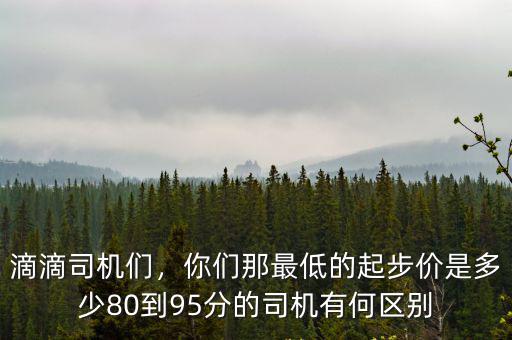 濮陽滴滴起步價多少,滴滴起步價司機(jī)到手多少錢