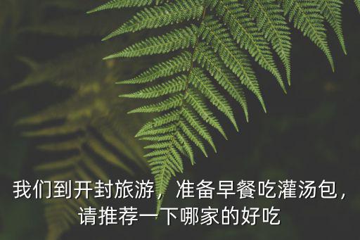 開封早餐哪里有灌湯包,準備早餐吃灌湯包