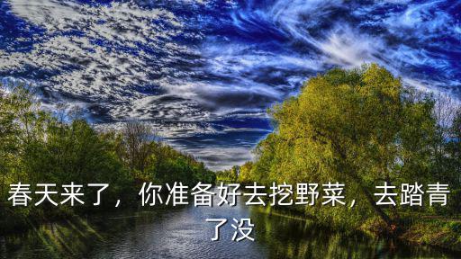 春天來了，你準(zhǔn)備好去挖野菜，去踏青了沒