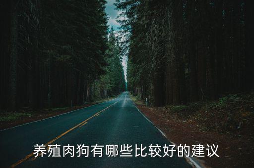 河南哪里有養殖肉狗的,養殖肉狗有哪些比較好的建議