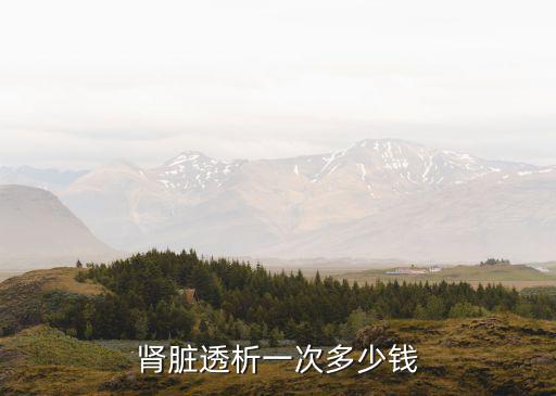 在商丘醫院透析 次多少錢,血液透析一次多少錢