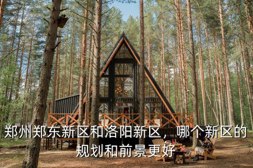 鄭州鄭東新區和洛陽新區，哪個新區的規劃和前景更好