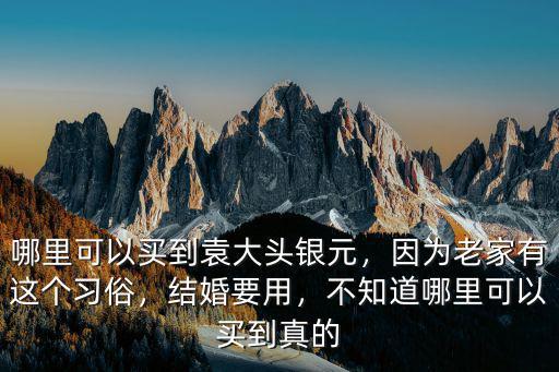 鄭州哪里收袁大頭大洋,哪里可以買到袁大頭銀元