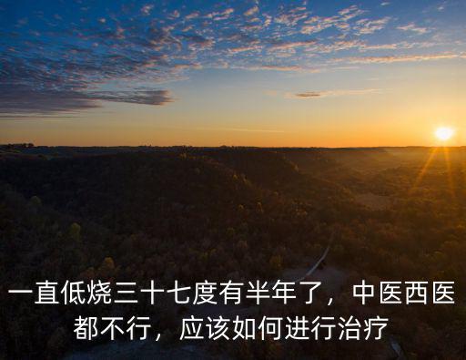 一直低燒三十七度有半年了，中醫西醫都不行，應該如何進行治療