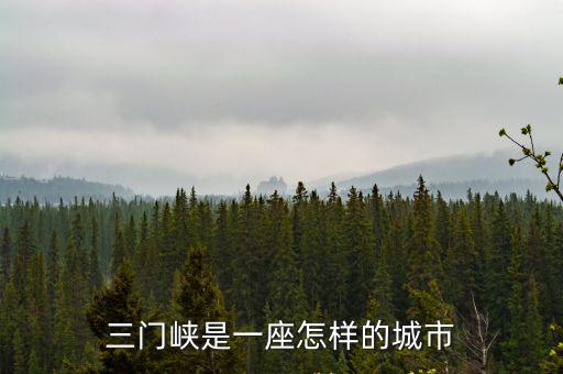 三門峽是一座怎樣的城市