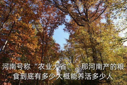 河南每年有多少人,河南到底有多少人