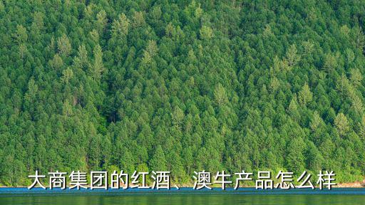 商丘大商集團怎么樣,大商集團的紅酒