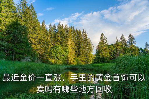 最近金價(jià)一直漲，手里的黃金首飾可以賣嗎有哪些地方回收