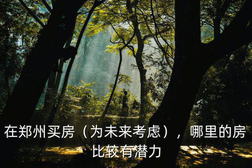 鄭州置業風口在哪里,如何在鄭州置業