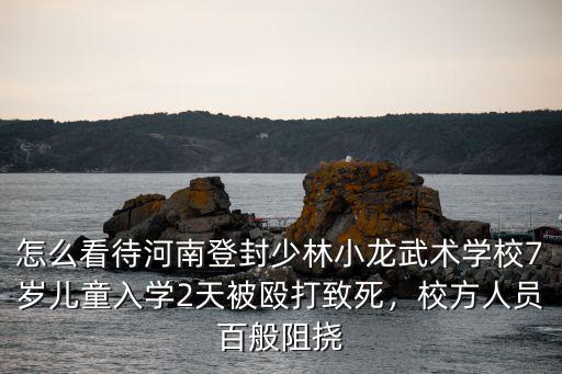 河南少林寺小龍武校怎么樣,少林寺釋小龍武院怎么樣