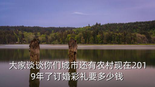 大家談談你們城市還有農(nóng)村現(xiàn)在2019年了訂婚彩禮要多少錢