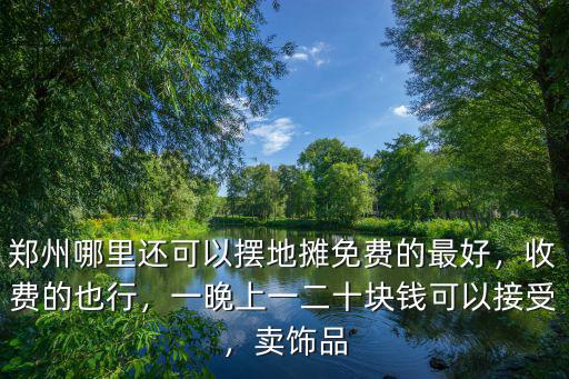 鄭州哪里可以擺攤賣花,鄭州哪里還可以擺地攤