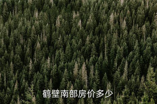 鶴壁南部房?jī)r(jià)多少