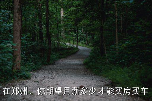 月工資多少才能在鄭州買房,什么時候能在鄭州買房