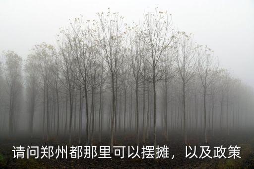 鄭州哪里有擺攤小吃,請問鄭州都那里可以擺攤