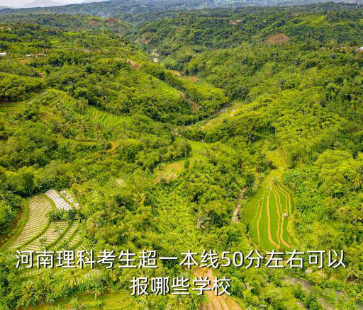 河南多少分能上一本理科,河南理科生想上一本大學
