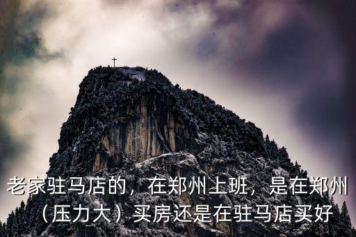 老家駐馬店的，在鄭州上班，是在鄭州（壓力大）買房還是在駐馬店買好