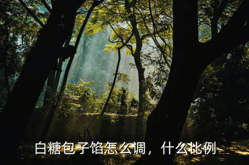 河南砂糖餡怎么調(diào),白糖包子餡怎么調(diào)