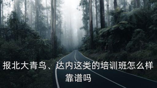 報北大青鳥、達內這類的培訓班怎么樣靠譜嗎